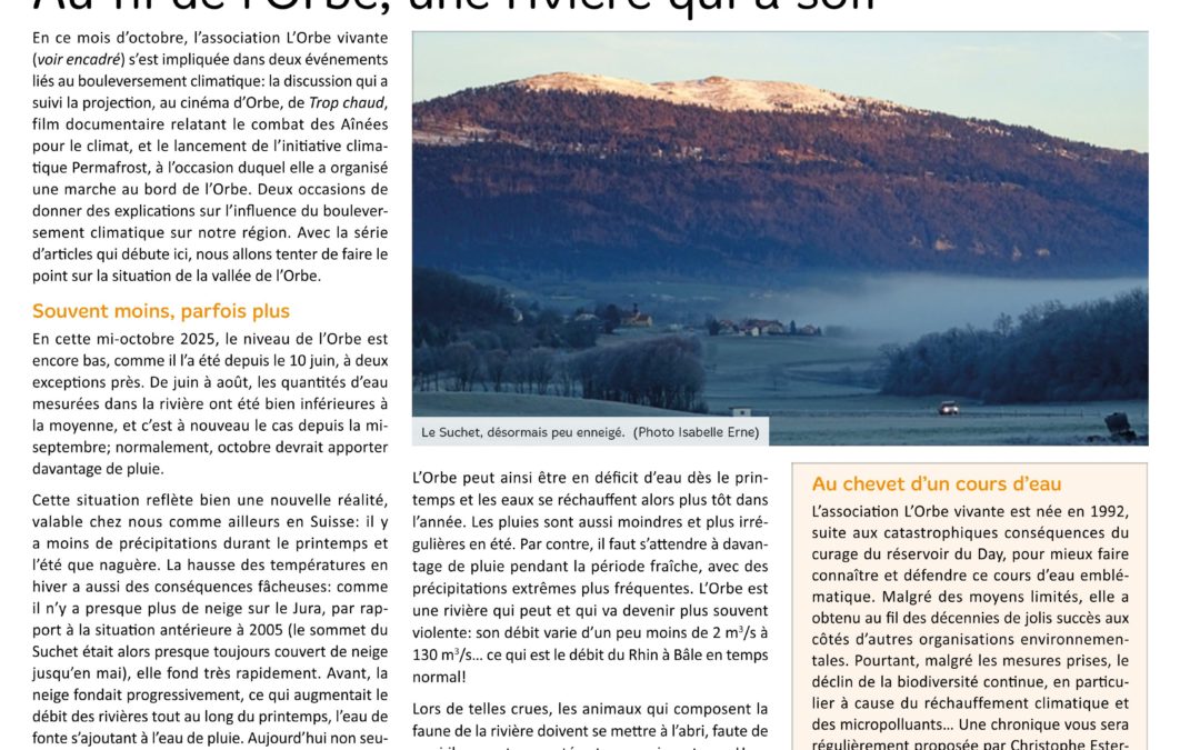 Soif, chaude, désséchée …